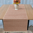 Ver imagem 7 de Caminho de Mesa Nobre Algodão Terracota Cru 33 x 150