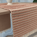 Ver imagem 6 de Caminho de Mesa Nobre Algodão Terracota Cru 33 x 150