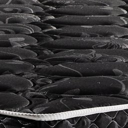 Colchão Queen Gazin Box Casal Size 158cm Molas Ensacadas Bonnel Perola Negra Preto -  - 6