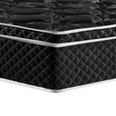 Ver imagem 3 de Colchão Queen Gazin Box Casal Size 158cm Molas Ensacadas Bonnel Perola Negra Preto -