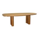 Ver imagem 1 de Mesa de Jantar Organik Tampo Laminado Cinamomo 210x108cm - Amêndoa/madeira