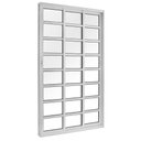 Ver imagem 1 de Porta de alumínio 03 Folhas Móveis Travessa Maxx Branca - 210x200