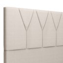 Ver imagem 5 de Cabeceira Cama Box Casal Queen 160cm Aura Linho W01 Cru - Mpozenato