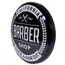 Ver imagem 3 de Luminoso de Parede Barber Shop Preto Retrô Vintage P/ Barbearia, Salão, Bar, Garagem, Churrasqueira