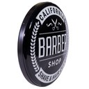 Ver imagem 2 de Luminoso de Parede Barber Shop Preto Retrô Vintage P/ Barbearia, Salão, Bar, Garagem, Churrasqueira
