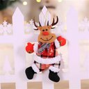 Ver imagem 4 de Kit 8 Pendentes Árvore de Natal Noel Urso Neve Rena 18cm
