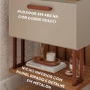 Ver imagem 4 de Gabinete Suspenso Banheiro Mari 80cm com Cuba e Espelheira Lua Espresso Móveis Bege/Cappuccino
