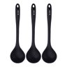 Kit 3 Conchas de Silicone Massas Cozinha Servir Colorfull Preto - 1