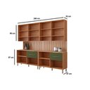 Ver imagem 3 de Cozinha Completa Divina 6 Peças (2aéreos+2balcões+2complementos) Cz005 Freijo/off White - Mgm