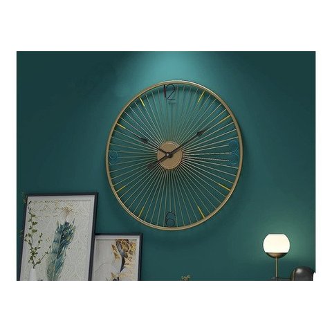 Relógio De Parede 3d Roda Bicicleta Design Europeu 50cm