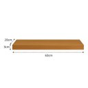 Ver imagem 4 de Prateleira MDF 60x20 Moderna Suporte Parede Invisivel 30mm Italian Noce
