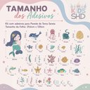 Ver imagem 3 de Adesivo Infantil Sereia Fundo do Mar para Banheiro