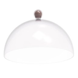 Porta Bolo Torta 30cm Bubble com Cúpula Amêndoa Crippa Boleira Doces Petiscos - 3