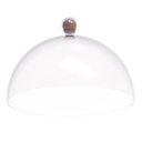 Ver imagem 3 de Porta Bolo Torta 30cm Bubble com Cúpula Amêndoa Crippa Boleira Doces Petiscos