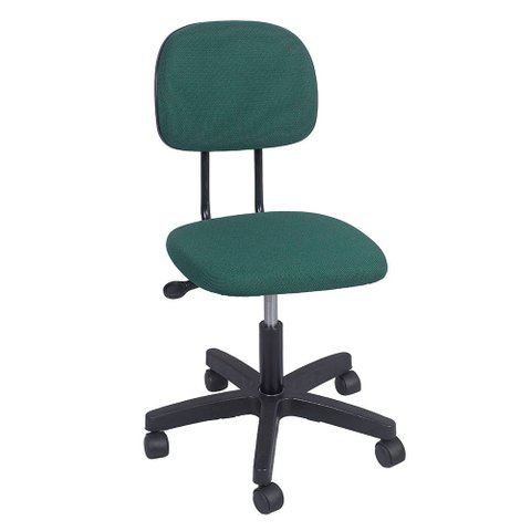 Cadeira de Escritório Secretária Giratória Verde com Regulagem de Altura Popmov Secretaria Giratoria