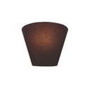 Ver imagem 2 de Arandela Retro Cone Vivare Md-2001 Cúpula em Tecido 25-26x13cm - Bivolt Café 127-220v