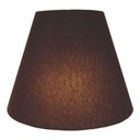 Ver imagem 3 de Arandela Retro Cone Vivare Md-2001 Cúpula em Tecido 25-26x13cm - Bivolt Café 127-220v
