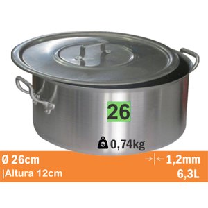 Cacarola Standard Nr 26 6,3l Real 9126
