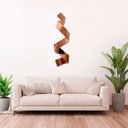 Ver imagem 2 de Escultura Parede Decoração Salas Hall Escadas Escritório Exclusivo no Brasil Home Decor Cobre