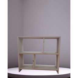 Rack Nicho Aparador Sala Quarto Escritório Mdf Natural - 2