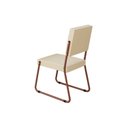 Ver imagem 4 de Kit 4 Cadeiras para Sala de Jantar Napoli Bege/Creme/Marrom