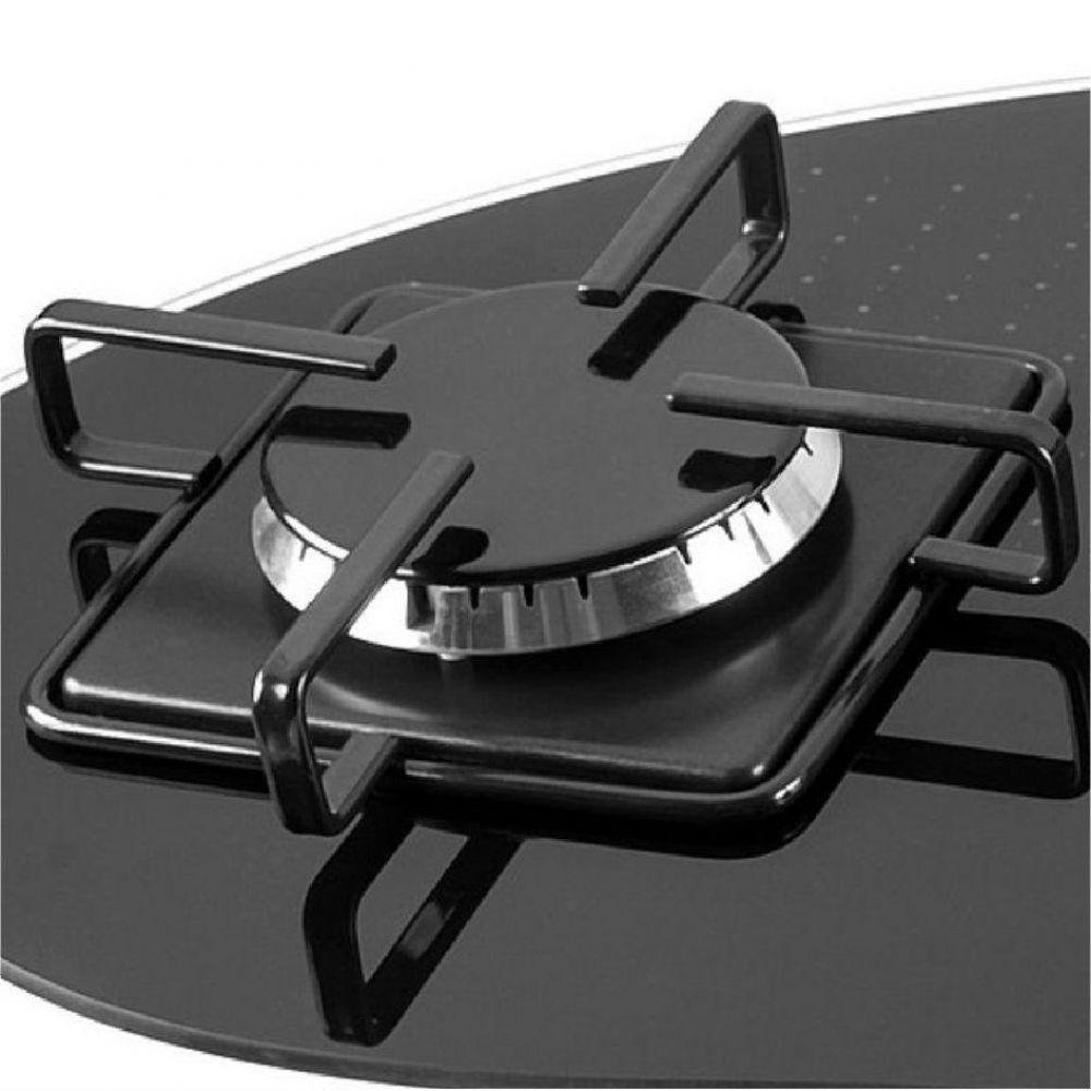 Cooktop A Gás 3 Bocas Built Delta Bivolt Automático Preto MadeiraMadeira