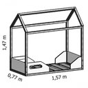 Ver imagem 5 de Cama Montessoriana Zoe Branco Fosco com Natural - Moveisaqui