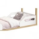 Ver imagem 2 de Cama Montessoriana Zoe Branco Fosco com Natural - Moveisaqui