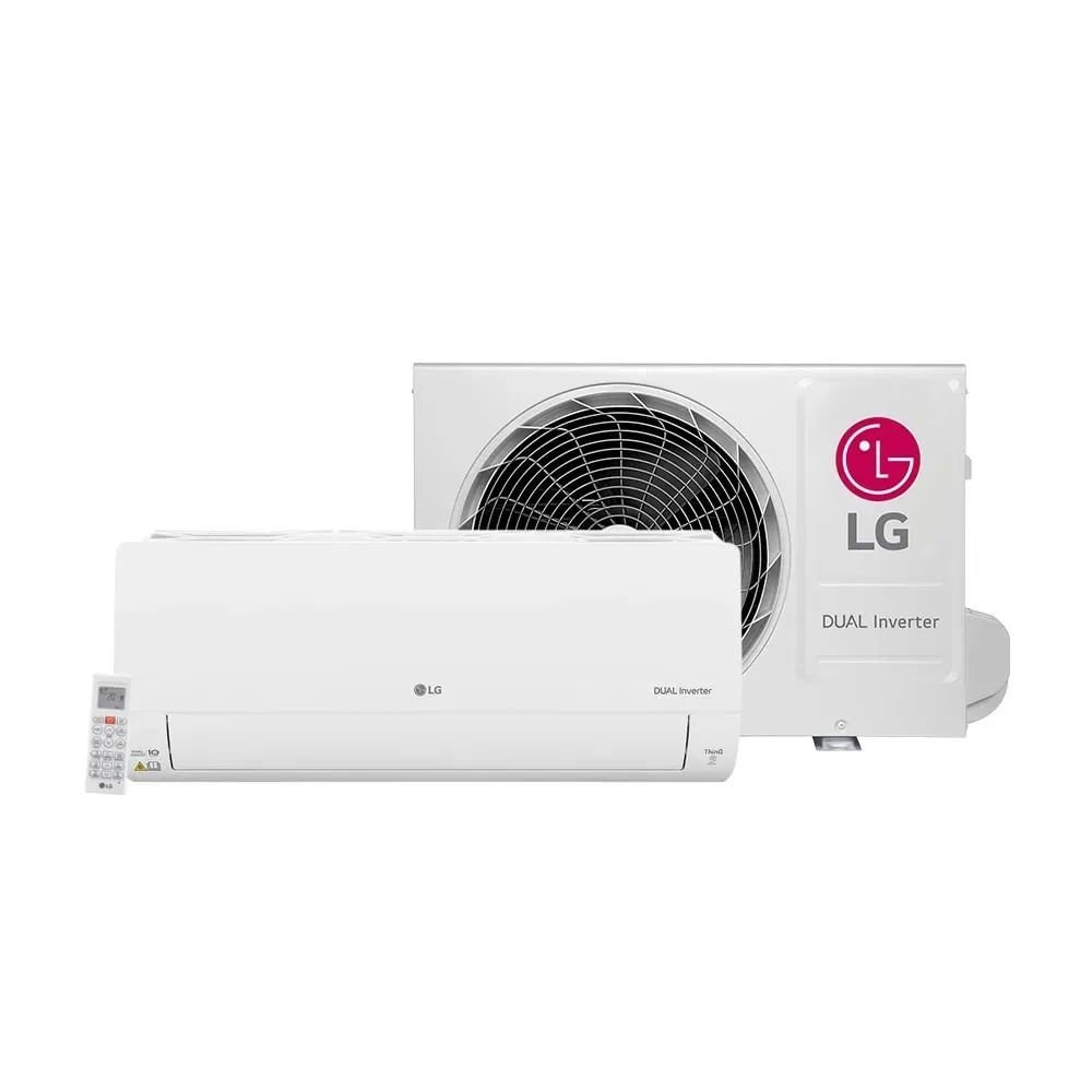 Ar Condicionado Split Hi Wall Inverter LG Voice R-32 9000 BTU/h Quente e Frio S3NW09AA31C.EB2GAM1 – 