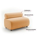 Ver imagem 4 de Sofá Namoradeira e KIT2 Poltronas Decorativa para Sala Zarah Bouclê D03 - D'Rossi