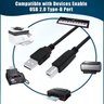 Cabo P/ Impressora Usb 2.0 a Macho X Usb 2.0 B Macho 1,8m - 3