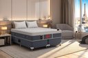Ver imagem 2 de Cama Box + Colchão Castor King Plush Light Stress One Face Pocket 193x203x61cm