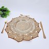 Jogo Americano Capuccino Cobre Crochê 35cm Kit 2pc - 7