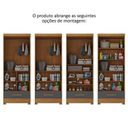 Ver imagem 5 de Armário Multiuso 100% MDF 2 Portas 1 Gaveta Smart Espresso Móveis Cinza/Cinamomo/Chumbo