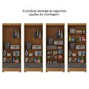 Ver imagem 5 de Armário Multiuso 100% MDF 2 Portas 1 Gaveta Smart Espresso Móveis Cinza/Cinamomo/Chumbo