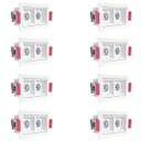 Ver imagem 1 de 8 Spot Downlight Mini Duplo Led Embutir Corredor 4000k Bet85