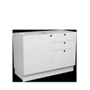 Ver imagem 5 de Cozinha Compacta Modulada 6 Portas 3 Gavetas 100% MDF sem Tampo Sevilha Branco/Artico