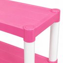 Ver imagem 3 de Prateleira Infantil Rosa 4 Andares para Brinquedos e Quarto