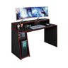Mesa de Computador Gamer Kenzy Preto Vermelho - 3