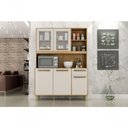 Ver imagem 2 de Armario de Cozinha Rubi 5 Portas 3 Nichos 1 Prateleira Valdemoveis