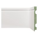 Ver imagem 1 de Kit Rodapé de MDF 40 Barras Frisadas de 15CMX2,40m Rende 96 Metros Branco Moldufama