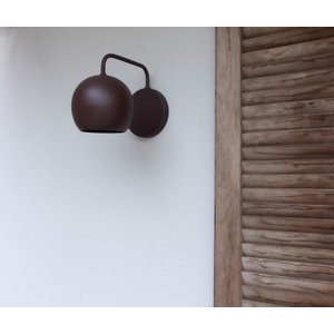 Luminária de Parede Arandela Fixa Nádia Marrom Cortem