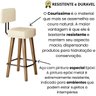 Banqueta Alta com Encosto para Balcão Cozinha Decor Gourmet Pés Palito Bancada Resistente Ilha Luxo - 4