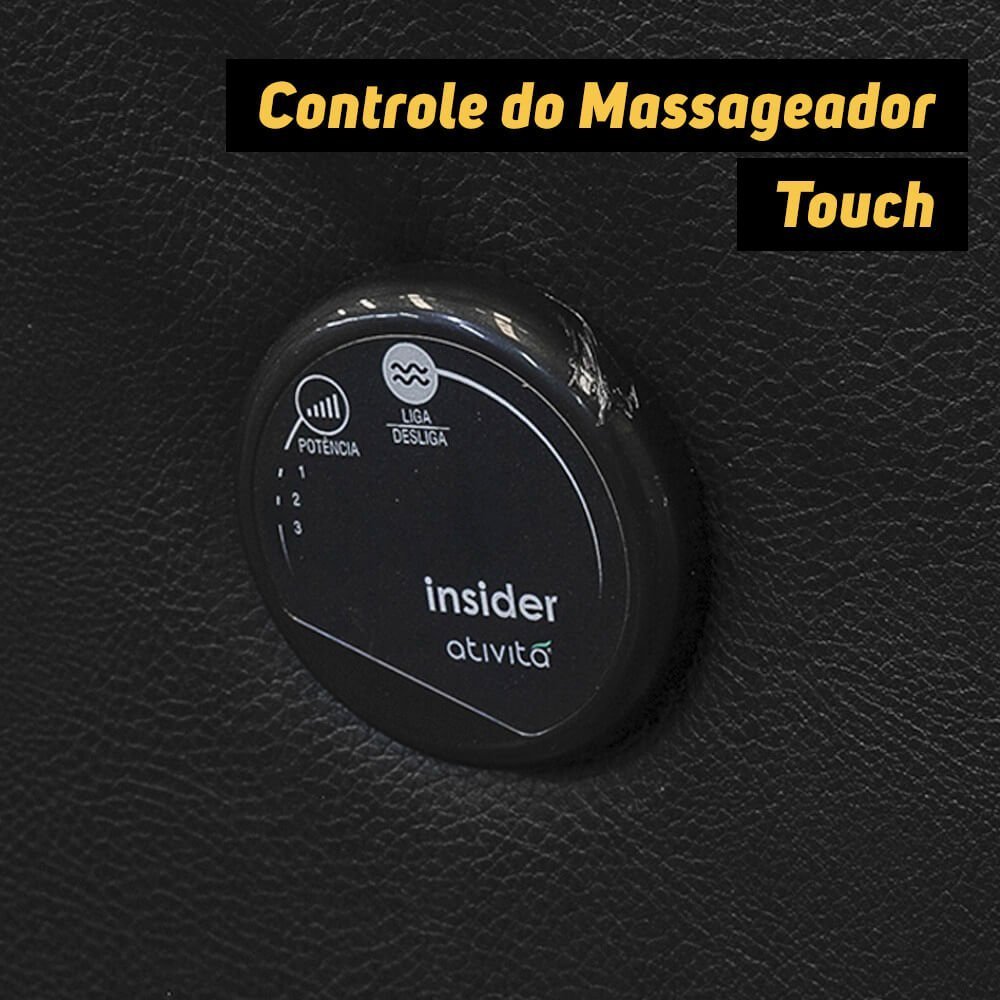 Maca Fixa para Extensão Cilios com Massagem Corino Preto Sofa Store - 6