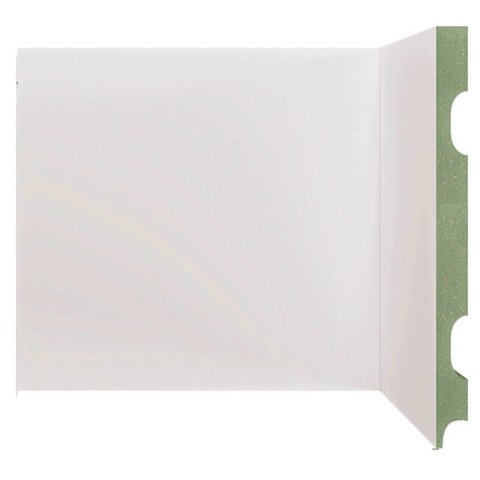 Rodapé MDF Liso 20CMX2,40m 2001 Moldufama Kit 96m