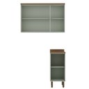 Ver imagem 3 de Kit Área de Serviço com 2 Módulos com Portas Provençais para Lavanderia 100% Mdf