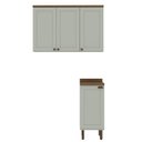 Ver imagem 2 de Kit Área de Serviço com 2 Módulos com Portas Provençais para Lavanderia 100% Mdf