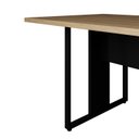 Ver imagem 7 de Mesa Reunião 6 Lugares Pé Painel 200x90cm Yescasa
