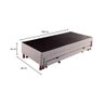 Cama Box c/Auxiliar Solteiro: Colchão Espuma Paropas D33 Confort Ultra Firme + Tricama Base CRC Rú - 7