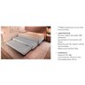 Cama Box c/Auxiliar Solteiro: Colchão Espuma Paropas D33 Confort Ultra Firme + Tricama Base CRC Rú - 4